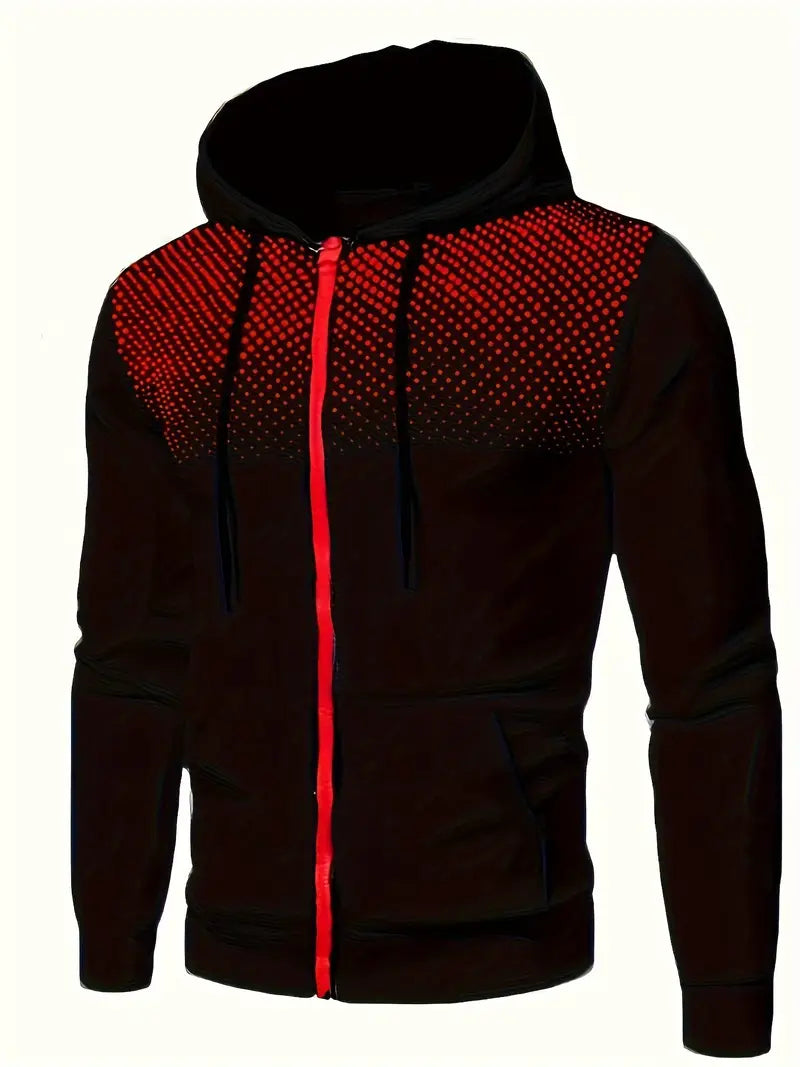 Men's Classic Thermal Hoodie Relaxed Fit Long Sleeve Casual Streetwear