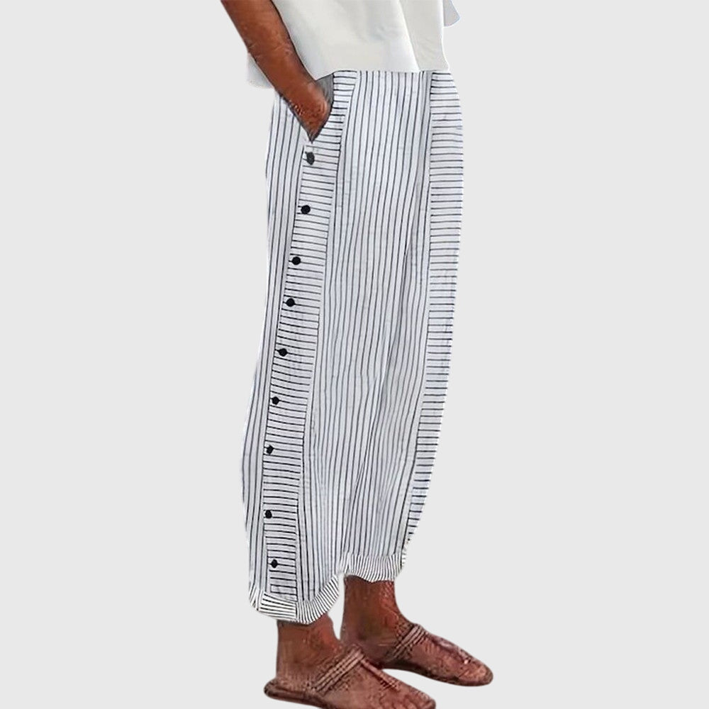 Women's Elegant Tailored Pants High-Waisted Slim Fit Classic Styling Formal