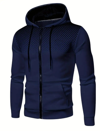 Men's Classic Thermal Hoodie Relaxed Fit Long Sleeve Casual Streetwear