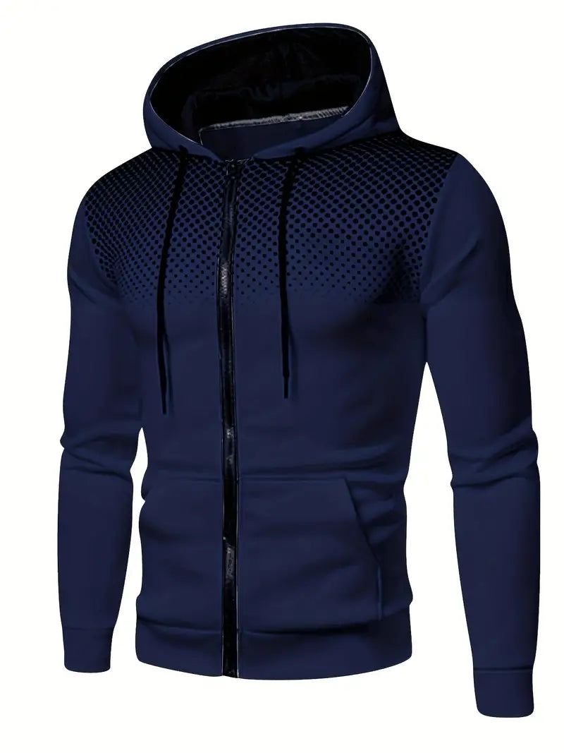 Men's Classic Thermal Hoodie Relaxed Fit Long Sleeve Casual Streetwear