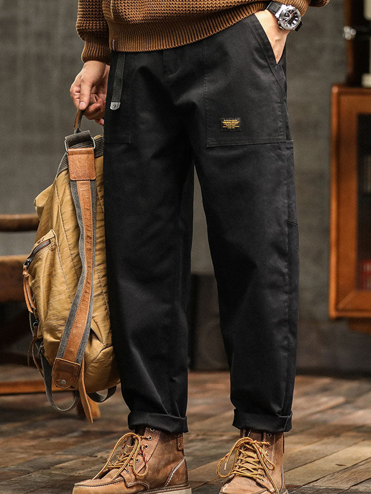 Men's Utility Cargo Pants Relaxed Fit Multi-Pocket Casual Everyday