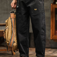 Men's Utility Cargo Pants Relaxed Fit Multi-Pocket Versatile Everyday Wear
