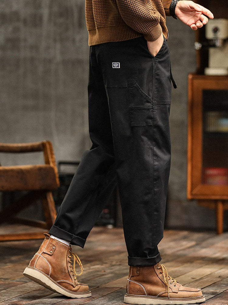 Men's Utility Cargo Pants Relaxed Fit Multi-Pocket Casual Everyday