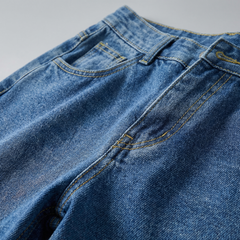 Men's Casual Straight Fit Jeans Classic Styling Versatile Everyday Wear