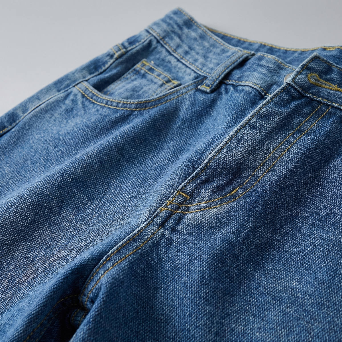 Men's Casual Straight Fit Jeans Classic Styling Versatile Everyday Wear