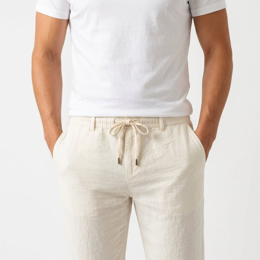 Men's Casual Drawstring Pants Relaxed Fit Versatile Everyday