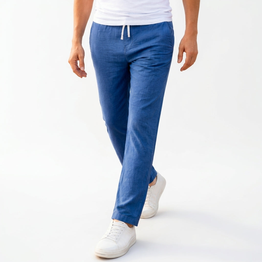 Men's Casual Drawstring Pants Relaxed Fit Versatile Everyday