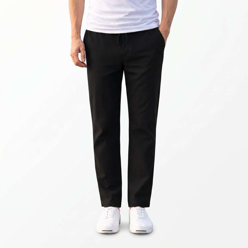 Men's Casual Drawstring Pants Relaxed Fit Versatile Everyday