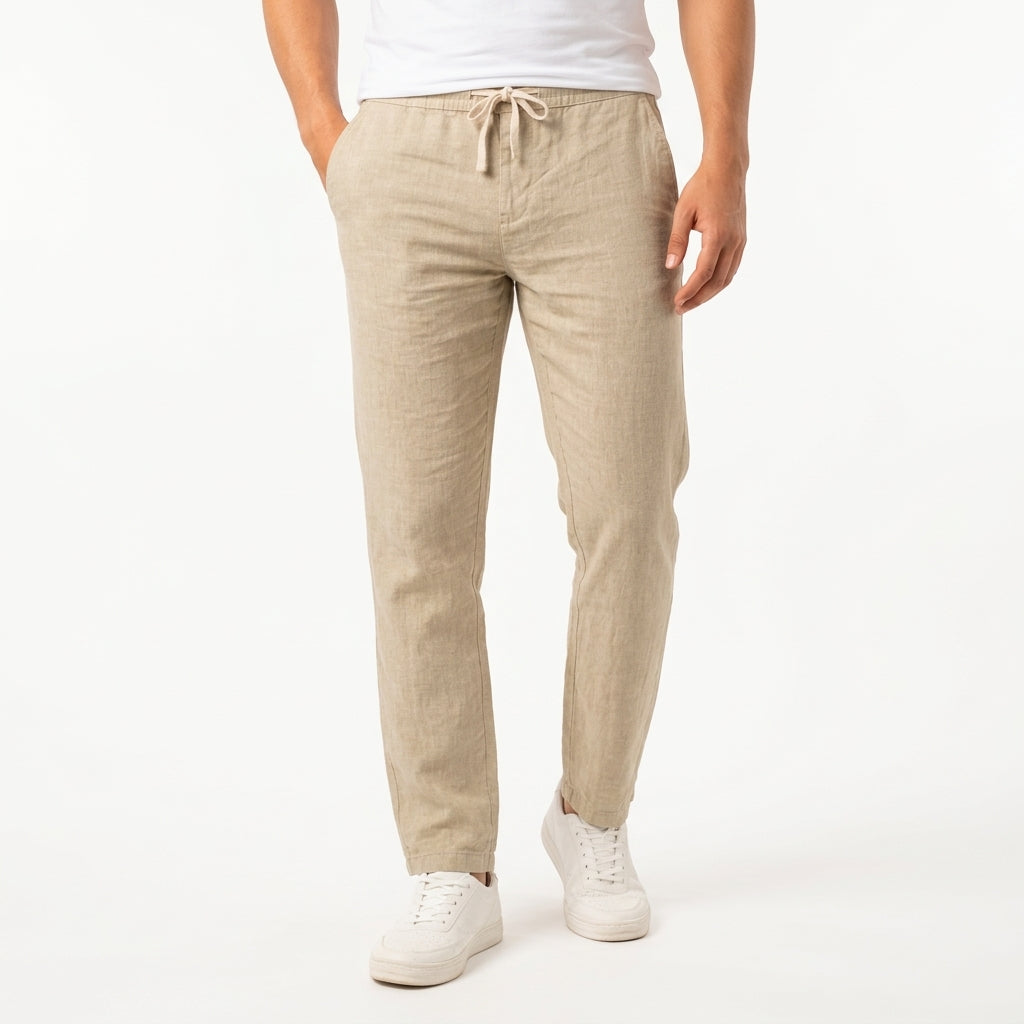Men's Casual Drawstring Pants Relaxed Fit Versatile Everyday