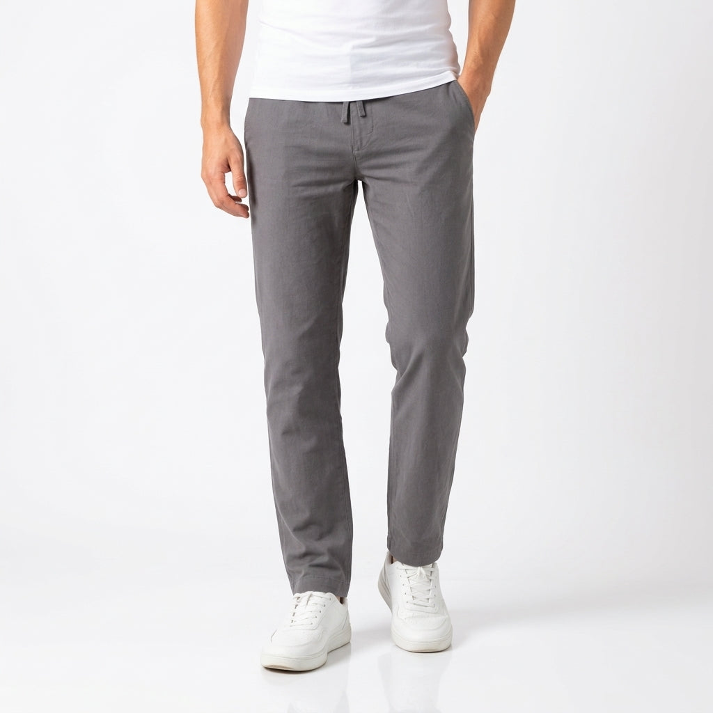 Men's Casual Drawstring Pants Relaxed Fit Versatile Everyday