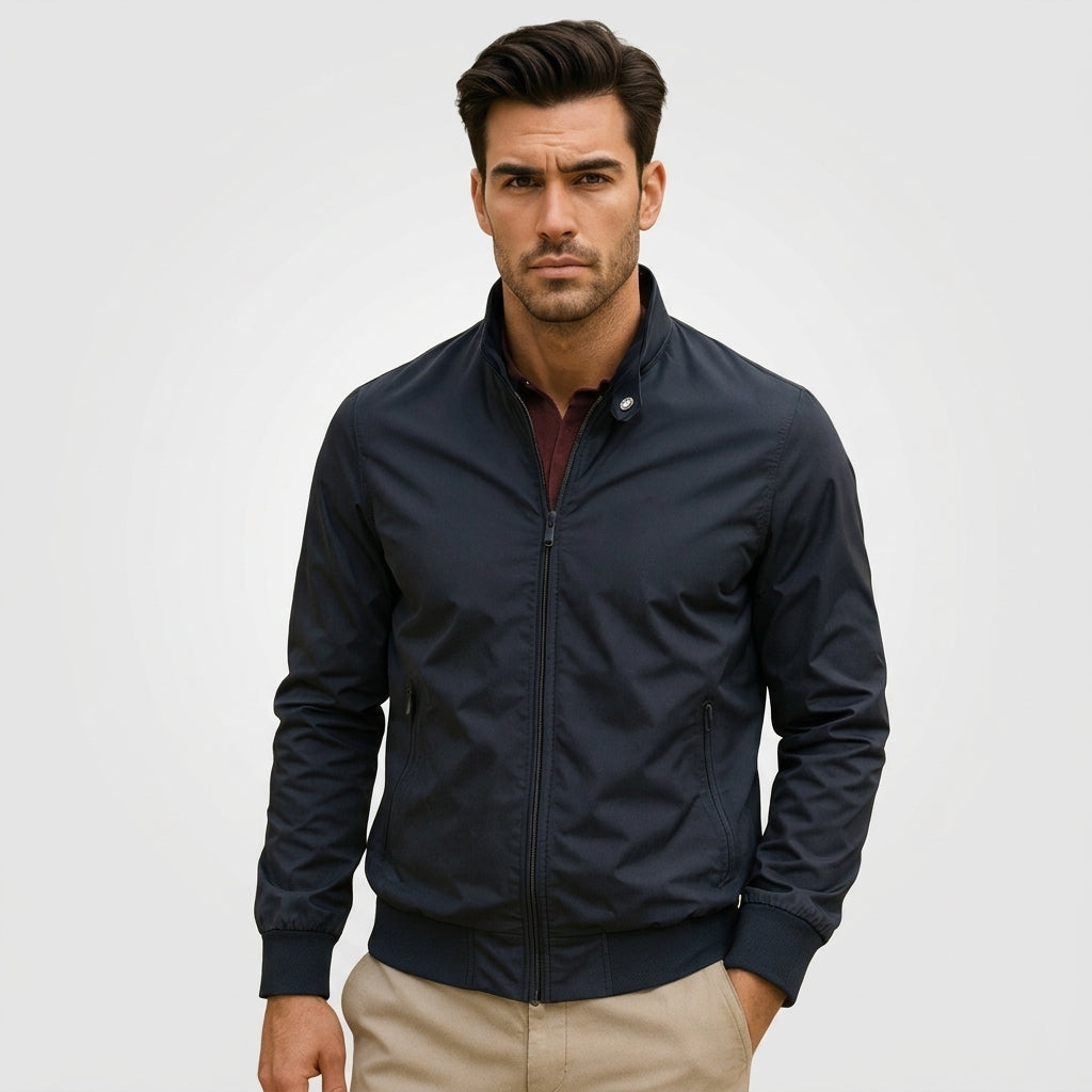 Men's Casual Jacket Full-Zip Hooded Relaxed Fit Everyday Outdoor