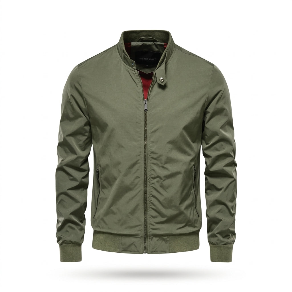 Men's Casual Jacket Full-Zip Hooded Relaxed Fit Everyday Outdoor