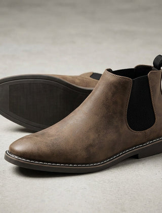 Men's Chelsea Boots Classic Design Slip-On Versatile Stylish Everyday