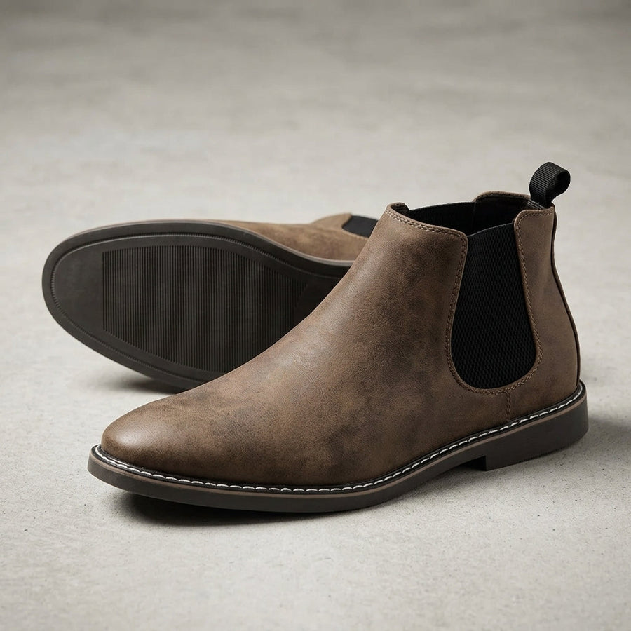 Men's Chelsea Boots Classic Design Slip-On Versatile Stylish Everyday