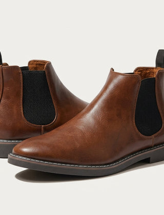 Men's Chelsea Boots Classic Design Slip-On Versatile Stylish Everyday