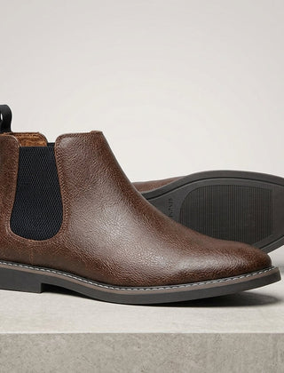 Men's Chelsea Boots Classic Design Slip-On Versatile Stylish Everyday