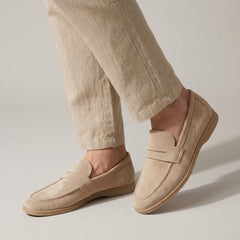 Men's Suede Loafers Slip-On Classic Casual Stylish Everyday Footwear