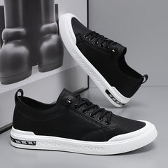 Men's Casual Sneakers Lace-Up Minimalist Everyday Stylish Footwear
