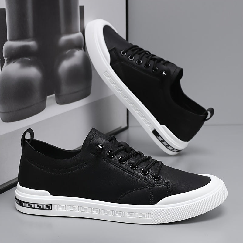 Men's Casual Sneakers Lace-Up Minimalist Everyday Stylish Footwear