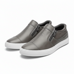Men's Zip-Up Sneakers Casual Everyday Stylish Versatile Footwear