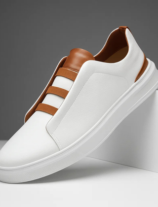 Men's Casual Low Top Sneakers Lace-Up Minimalist Everyday Fashion