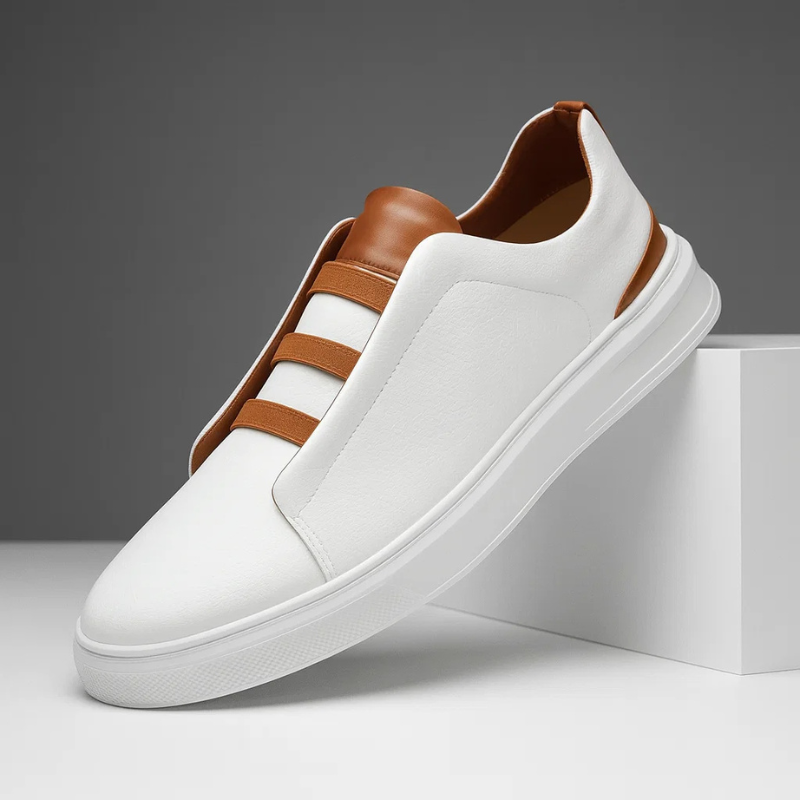 Men's Casual Low Top Sneakers Lace-Up Minimalist Everyday Fashion