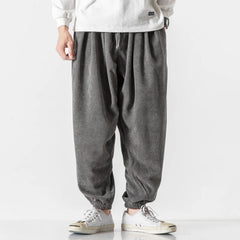 Men's Casual Corduroy Pants Relaxed Fit Straight Leg Everyday Style
