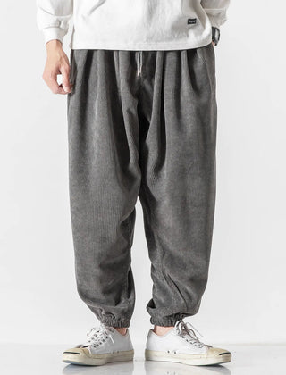 Men's Casual Corduroy Pants Relaxed Fit Straight Leg Everyday Style