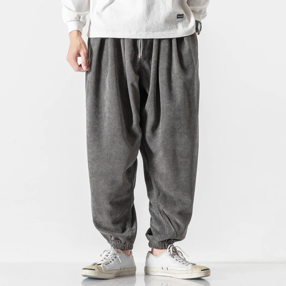 Men's Casual Corduroy Pants Relaxed Fit Straight Leg Everyday Style