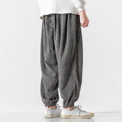 Men's Casual Corduroy Pants Relaxed Fit Straight Leg Everyday Style