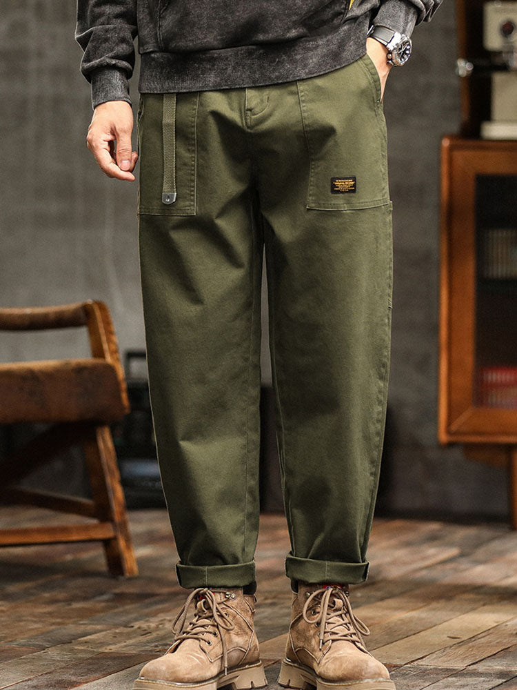 Men's Utility Cargo Pants Relaxed Fit Multi-Pocket Casual Everyday