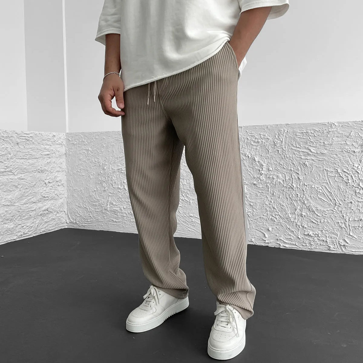 Men's Relaxed Knit Pants Casual Fit Comfortable Everyday Lounge Wear