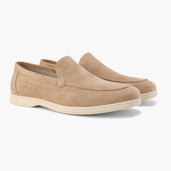 Men's Suede Loafers Slip-On Classic Stylish Versatile Everyday Footwear