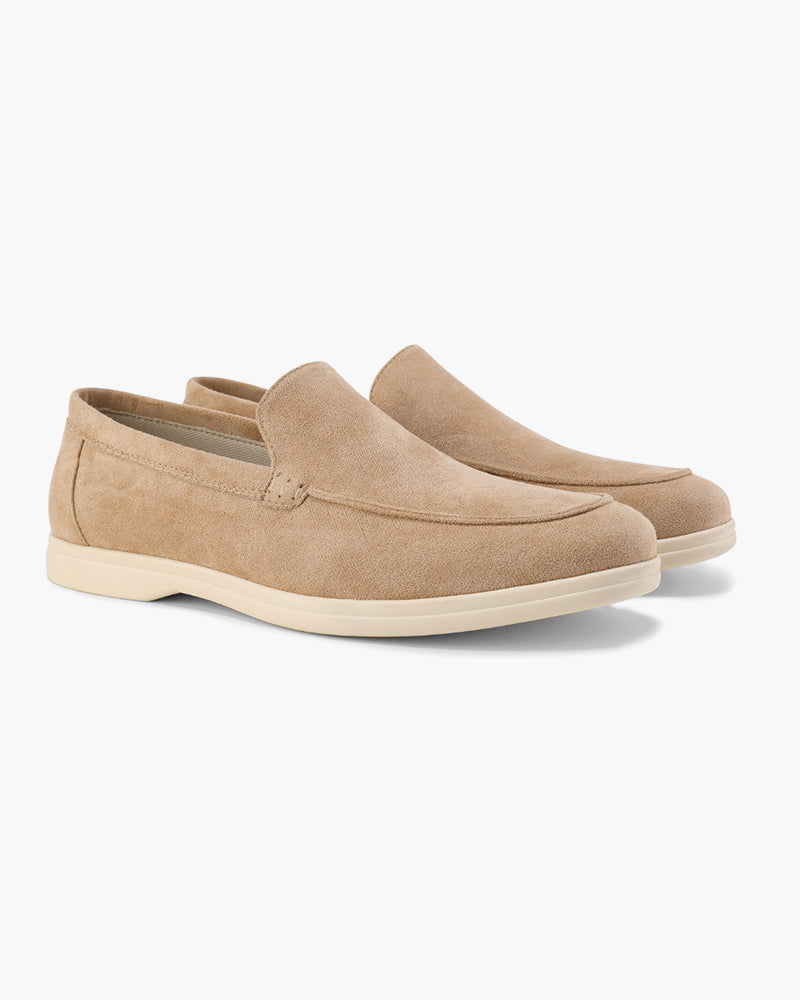 Men's Suede Loafers Slip-On Classic Stylish Versatile Everyday Footwear