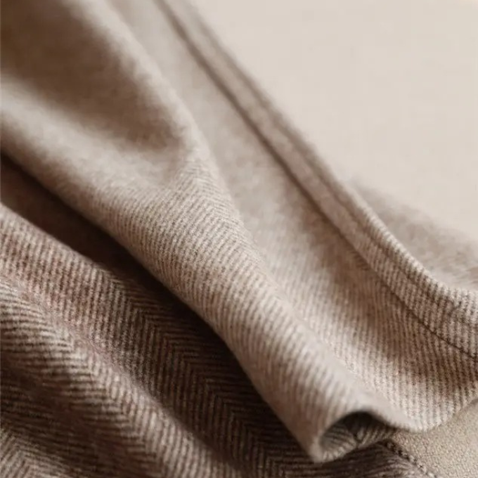 Men's Tailored Herringbone Pants Slim Fit Classic Style Formal Wear