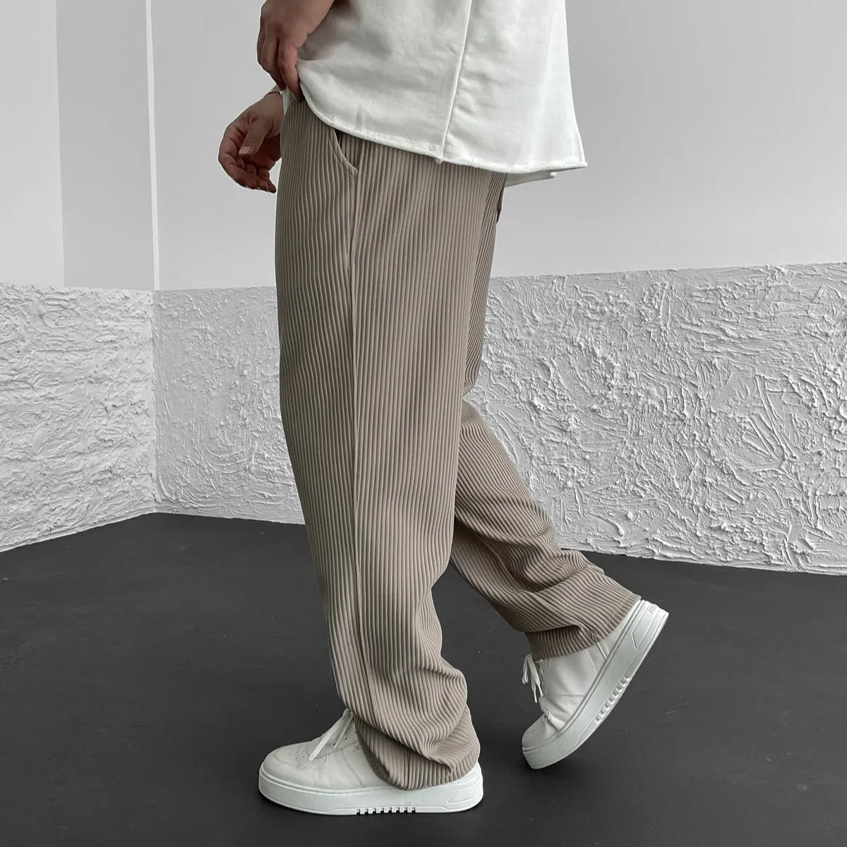 Men's Relaxed Knit Pants Casual Fit Comfortable Everyday Lounge Wear