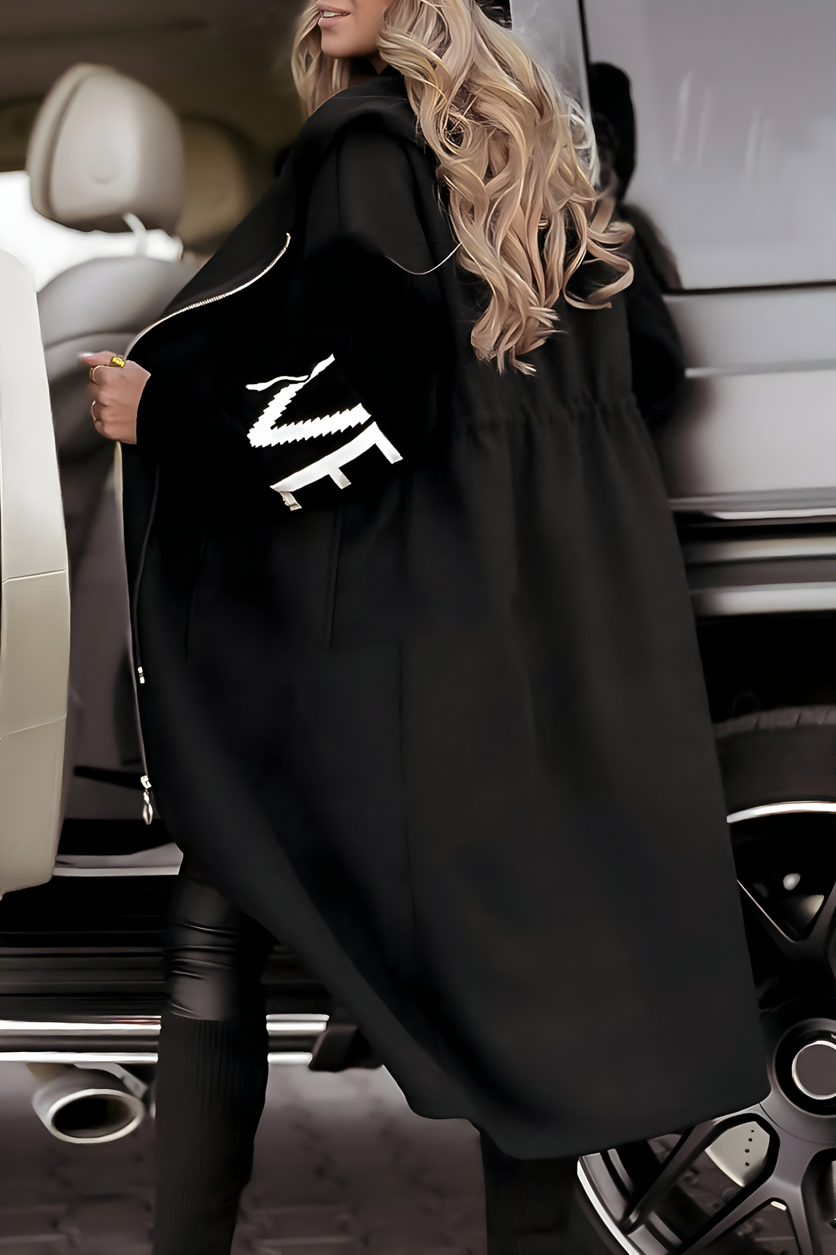Women's Elegant Hooded Coatigan Open Front Long Sleeve Stylish Layering