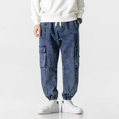 Men's Cargo Joggers Relaxed Fit Utility Pockets Casual Everyday Wear