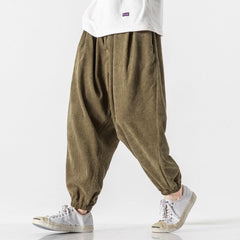 Men's Casual Corduroy Pants Relaxed Fit Straight Leg Everyday Style