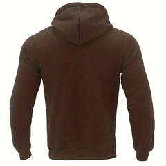 Men's Classic Thermal Hoodie Relaxed Fit Long Sleeve Casual Streetwear