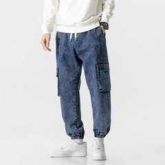 Men's Cargo Joggers Relaxed Fit Utility Pockets Casual Everyday Wear