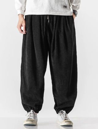Men's Casual Corduroy Pants Relaxed Fit Straight Leg Everyday Style