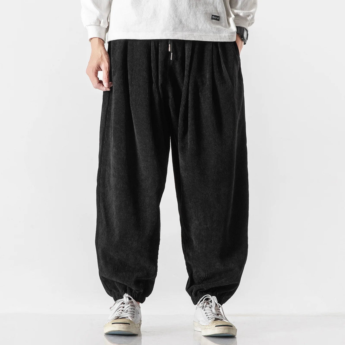 Men's Casual Corduroy Pants Relaxed Fit Straight Leg Everyday Style