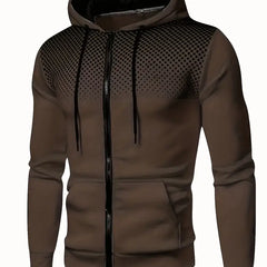 Men's Classic Thermal Hoodie Relaxed Fit Long Sleeve Casual Streetwear