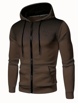 Men's Classic Thermal Hoodie Relaxed Fit Long Sleeve Casual Streetwear