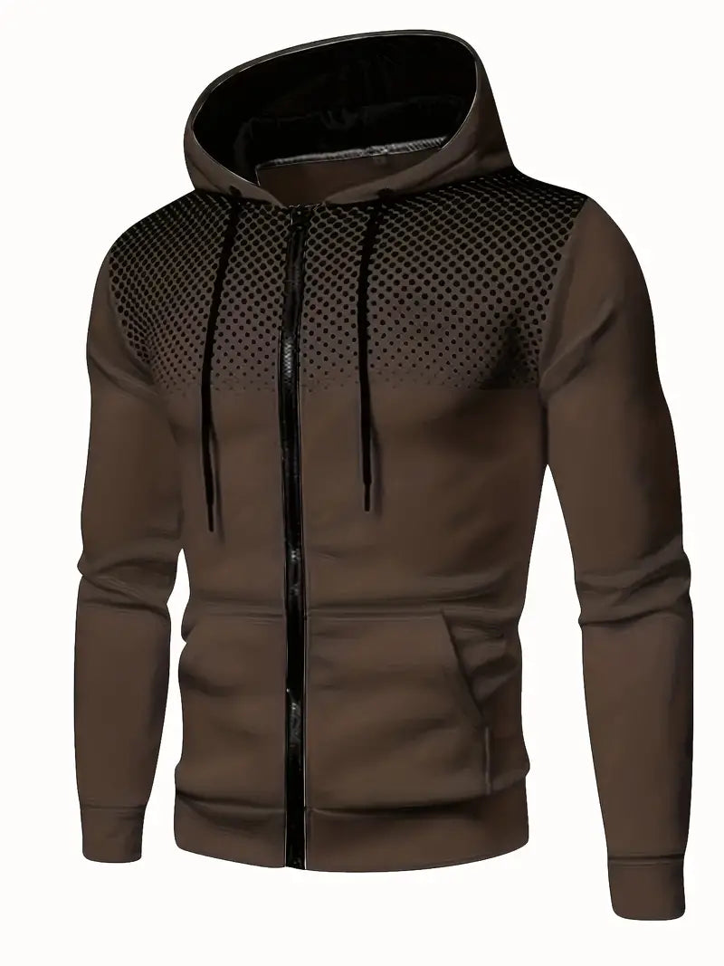 Men's Classic Thermal Hoodie Relaxed Fit Long Sleeve Casual Streetwear
