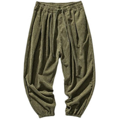 Men's Casual Corduroy Pants Relaxed Fit Straight Leg Everyday Style