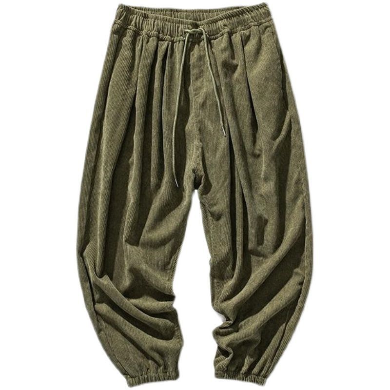 Men's Casual Corduroy Pants Relaxed Fit Straight Leg Everyday Style