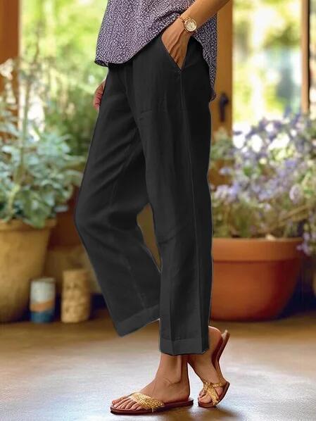 Women's Relaxed Fit Pants Lightweight Casual Everyday Coastal Style