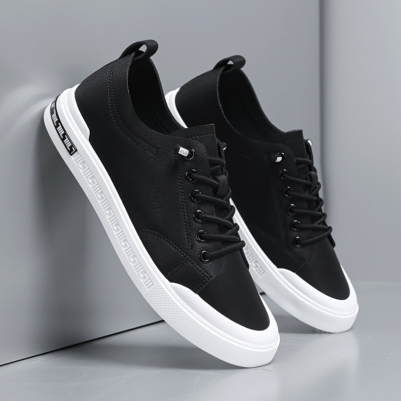Men's Casual Sneakers Lace-Up Minimalist Everyday Stylish Footwear